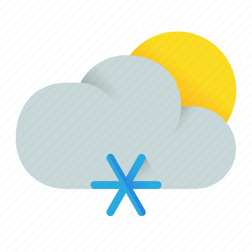 Cloud, morning, snow, snowy icon - Download on Iconfinder