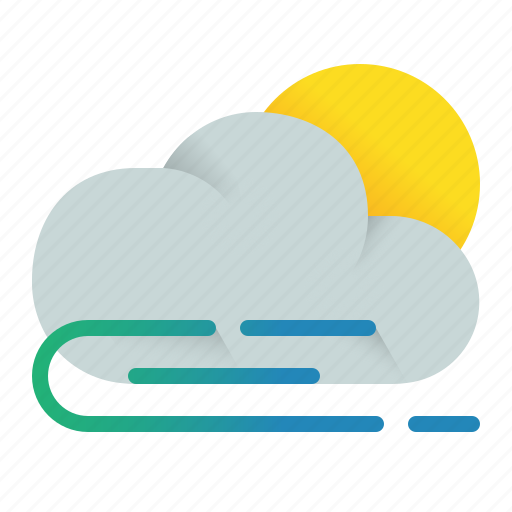 Cloud, morning, weather, windy icon - Download on Iconfinder
