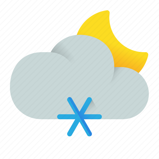 Cloud, night, snow, snowy icon - Download on Iconfinder