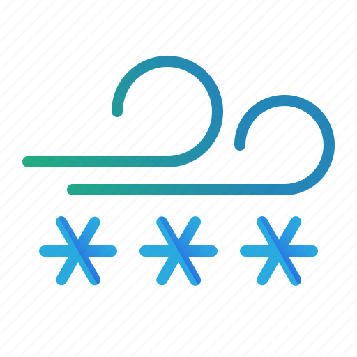 Bizzard, snow, snowstrom, snowy icon - Download on Iconfinder