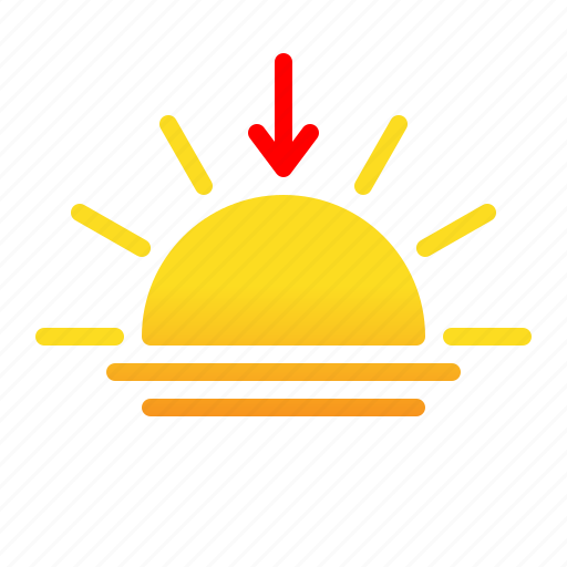 Sun, sunset, evening icon - Download on Iconfinder