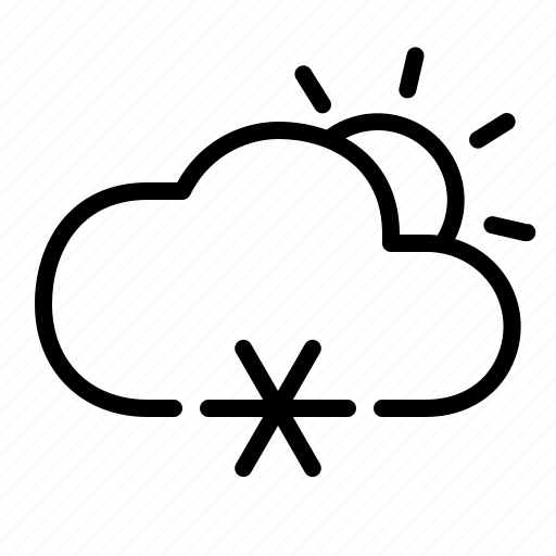 Afternoon, cloud, snow icon - Download on Iconfinder