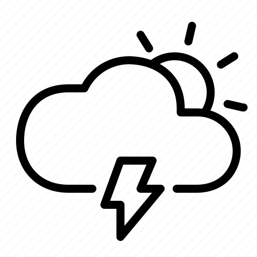 Afternoon, cloud, storm icon - Download on Iconfinder
