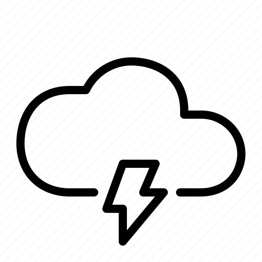 Cloud, lightning, storm, thunder icon - Download on Iconfinder