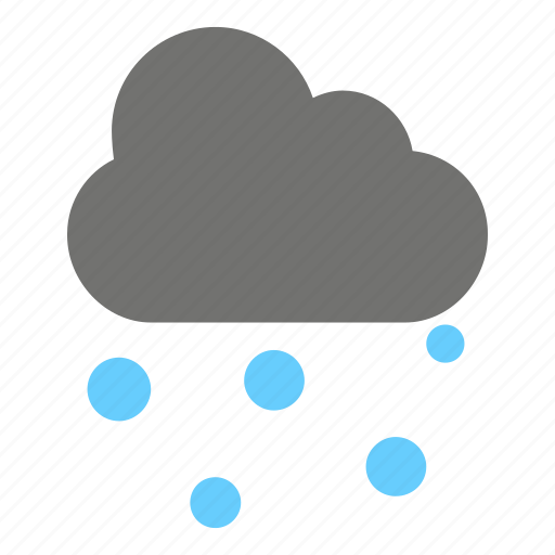 Cloud, drops, forecast, hail, heavy, rain, weather icon - Download on Iconfinder