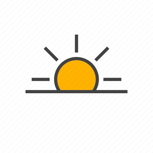 Day, forcast, sun, sunrise, weather icon - Download on Iconfinder
