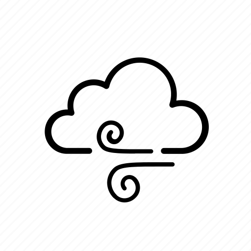 Cloud, cloudy, weather, wind, windy icon - Download on Iconfinder
