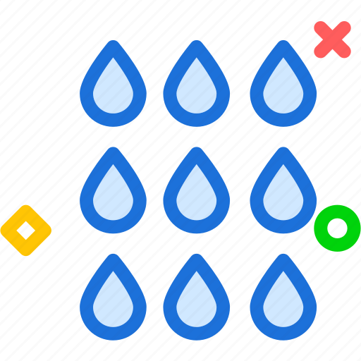 Droplet, rain, showers, water icon - Download on Iconfinder