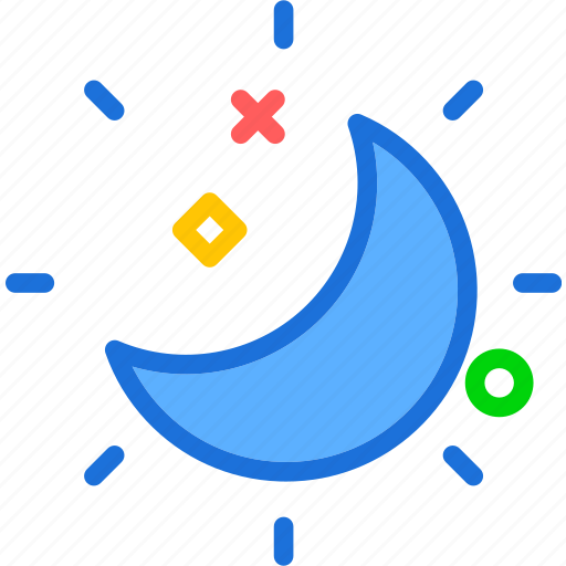 Moon, night, stars, starsshine icon - Download on Iconfinder