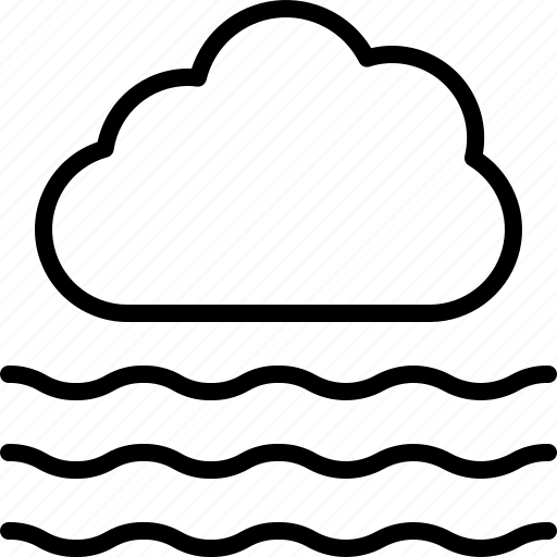 Weather, sea, cloud, wave icon - Download on Iconfinder