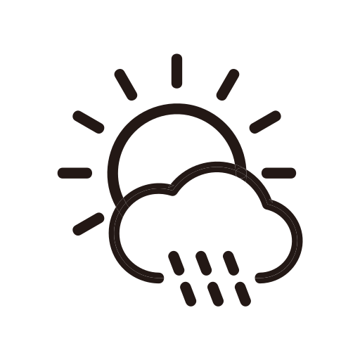 Day, rain, raining, shower, sun, sunny, weather icon - Free download