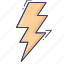 flash, thunderbolt, storm, weather 