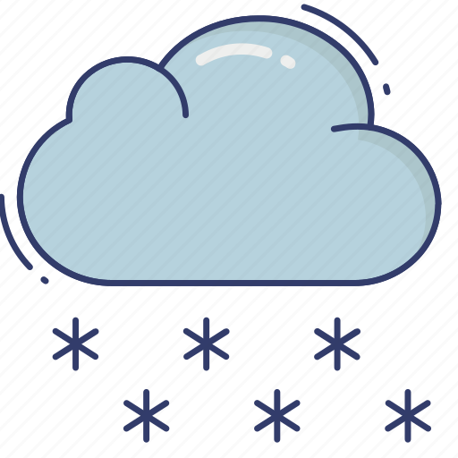 Snow, cloud, haw, weather icon - Download on Iconfinder