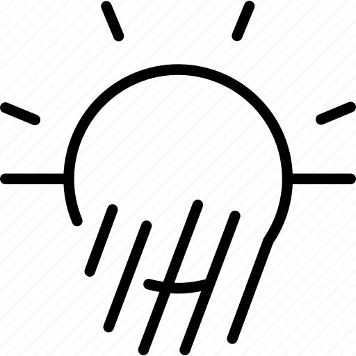 Rain, sunny, day, forecast, sun, weather icon - Download on Iconfinder