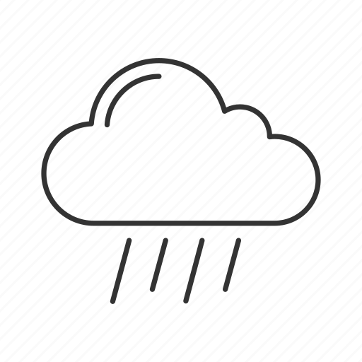 Cloud, cloudburst, downpour, drizzle, pour rain, rainy, weather icon - Download on Iconfinder