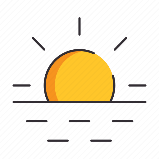 Day, forecast, set, sun, sunny, weather icon - Download on Iconfinder