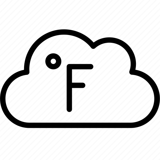 Cloud, fahrenheit, climate, forecast, degrees icon - Download on Iconfinder