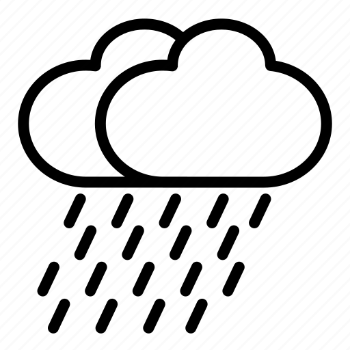 Weather, cloudy, cloud, rain, rainy icon - Download on Iconfinder