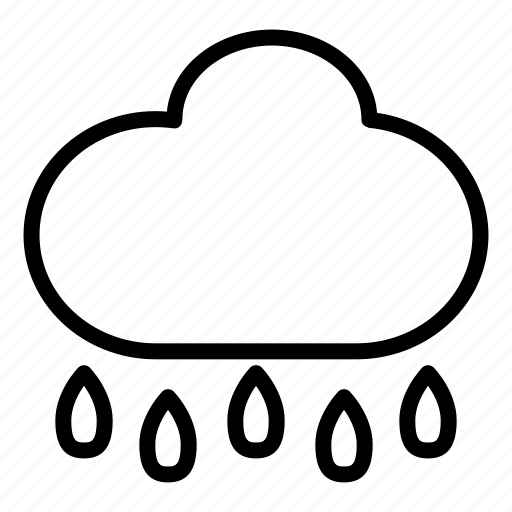 Rainy, rain, weather, water icon - Download on Iconfinder