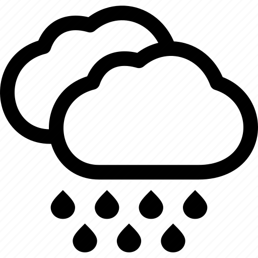 Heavy, precipitation, rain, rainfall, rainstorm, weather icon - Download on Iconfinder