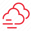 cloud, clouds, fog, forecast, outline, two, weather
