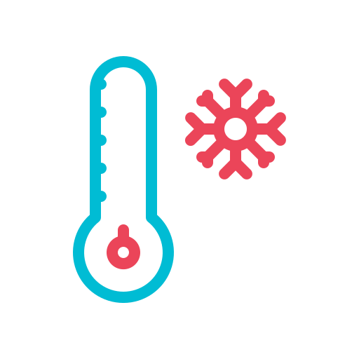 Cold, freeze, level, measurement, scale, temperature, thermometer icon - Free download