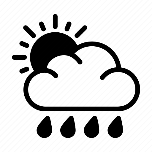 Weather, forecast, climate, sunny, rainy, rain icon - Download on Iconfinder