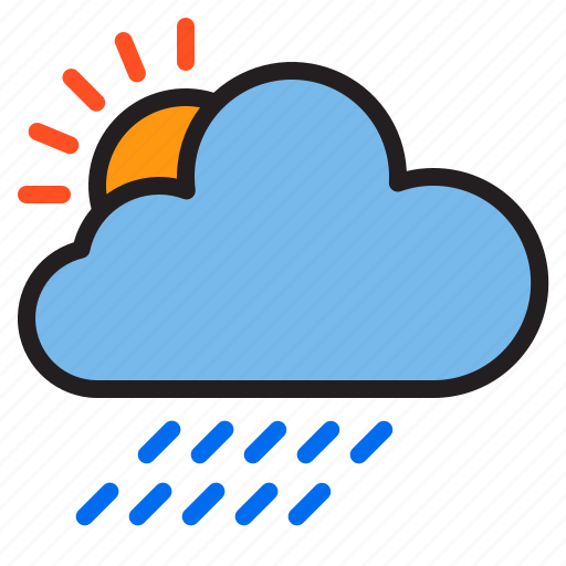 Cloud, raining, temperature, weather icon - Download on Iconfinder