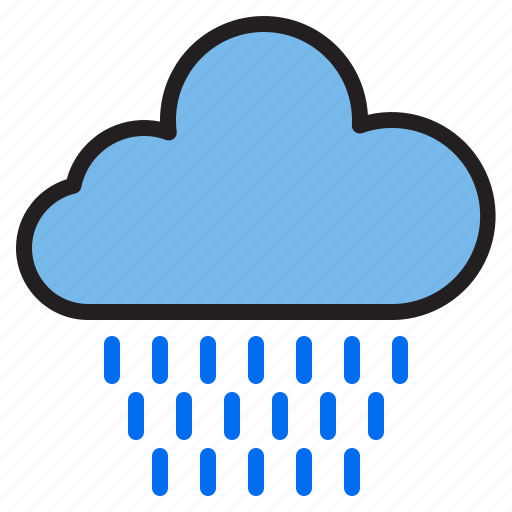 Cloud, raining, temperature, weather icon - Download on Iconfinder