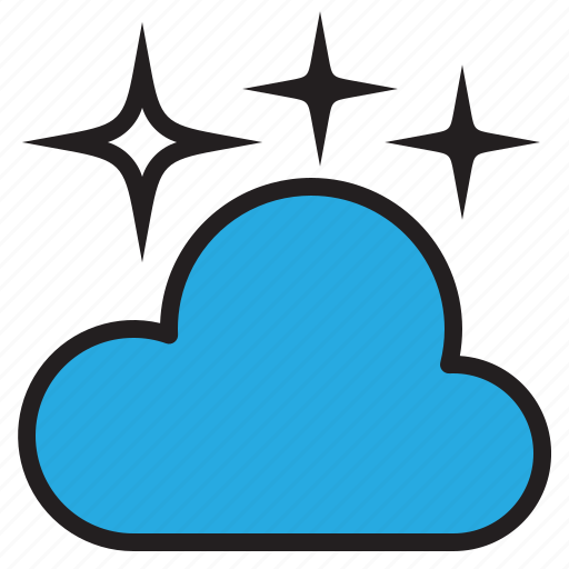 Cloud, cloudy, night, temperature, weather icon - Download on Iconfinder