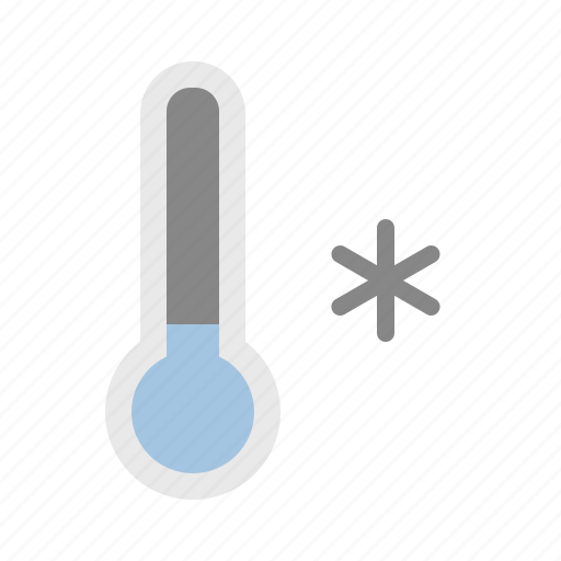 Cold, snowflake, temperature, thermometer, weather icon - Download on Iconfinder