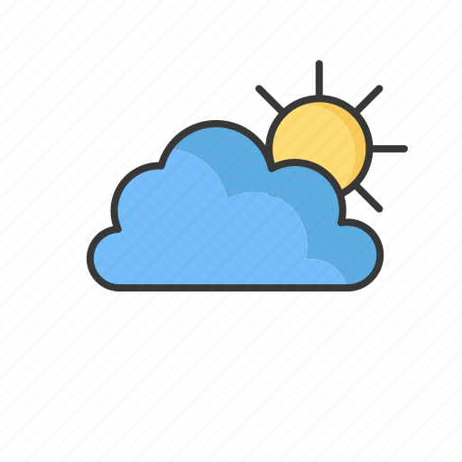 Sun, weather, cloud, forecast, rain icon - Download on Iconfinder