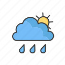 weather, cloud, sun, forecast, rain, rainy