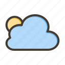weather, app, clouds, moon, snow, climate, night