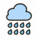 rain, weather, cloud, forecast, nature