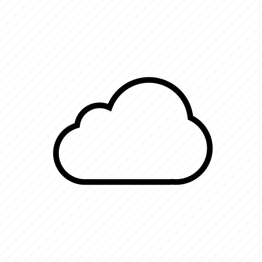 Climate, cloud, cloudy, roundedblack, sky, weather icon - Download on Iconfinder