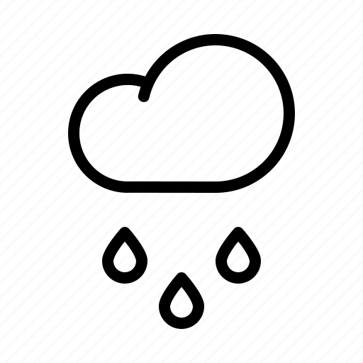 Cloud, drizzle, forecast, rain, rainfall, weather icon - Download on Iconfinder