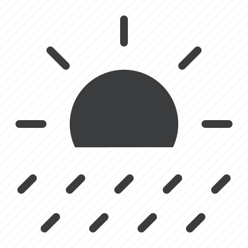 Day, forecast, rain, rainfall, raining, sunny, weather icon - Download on Iconfinder