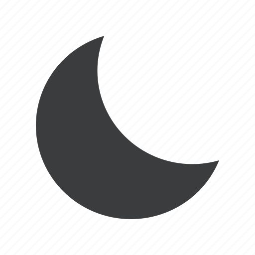Crescent, moon, night, sky icon - Download on Iconfinder