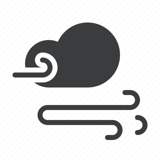 Cloud, cloudy, forecast, storm, weather, wind, windy icon - Download on Iconfinder