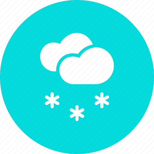 Cloud, clouds, forecast, snow, snowfall icon - Download on Iconfinder