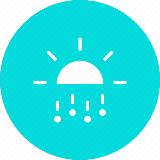 Day, daytime, forecast, hail, rain, stone, sun icon - Download on Iconfinder