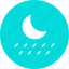 forecast, moon, night, rain, rainfall, raining 