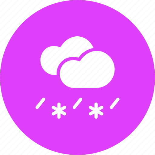 Cloud, clouds, rain, rainfall, sleet, snow, snowfall icon - Download on Iconfinder