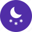 cold, forecast, moon, night, snow, snowfall, weather 