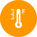 degree, fahrenheit, forecast, measurement, reading, temperature, thermometer 