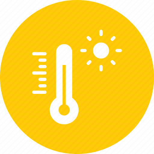 Daytime, hot, reading, sun, sunlight, temperature, thermometer icon - Download on Iconfinder