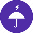 lightning, protection, rainfall, safety, thunder, umbrella 