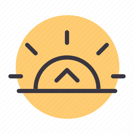 Dawn, forecast, morning, rise, sun icon - Download on Iconfinder