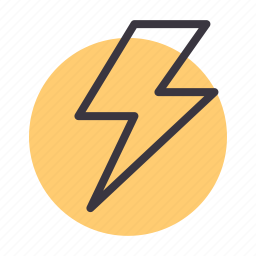 Flash, forecast, light, lightning, thunder, weather icon - Download on Iconfinder